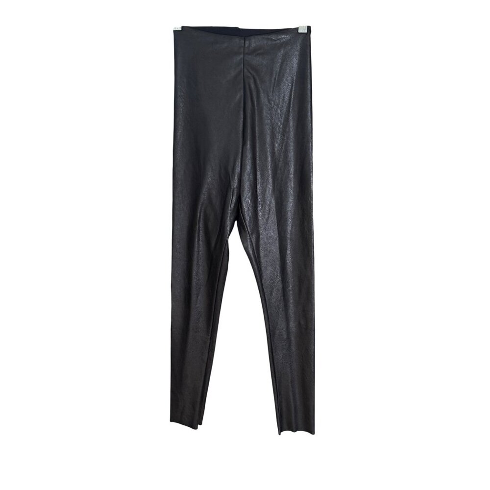 Commando Womens Faux Leather Leggings Black Size S - Picture 3 of 5